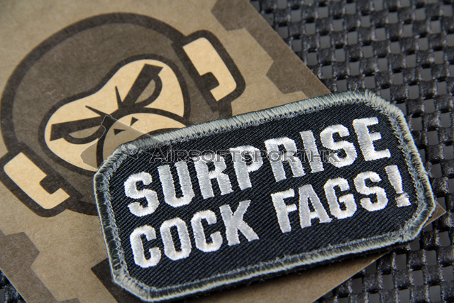 Mil-Spec Monkey Surprise Cock Fags Logo Velcro Patch - Swat