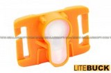 LITEBUCK MOLLE System Strobe Light (Orange, White LED) LBUCK-MS-ORG-03
